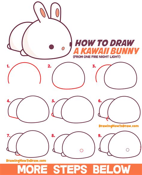 簡單兔子畫法|兒童簡筆畫可愛的小兔子 How to Draw a Cute Rabbit ...